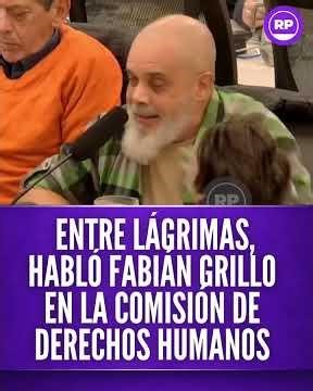 ENTRE LÁGRIMAS, HABLÓ FABIÁN GRILLO EN LA COMISIÓN DE DERECHOS HUMANOS