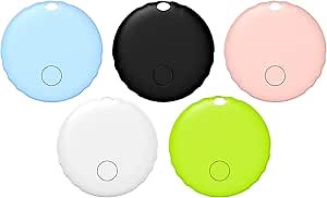 Tracker Tag, Smart Tag Works with Find My App (iOS Only), Keys Finder and Item Locator for Luggage, Backpack, Suitcases and More, Replaceable Battery, IP67 Waterproof Tracking Tags-5 Pack