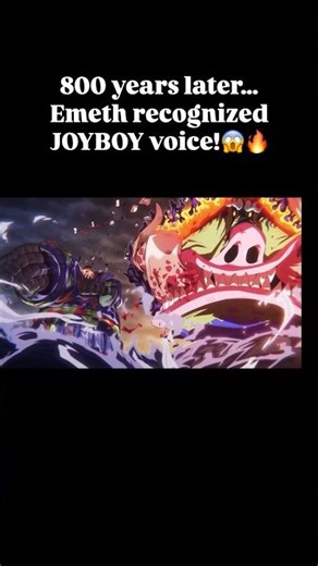 800 years later… Emeth recognized THAT voice!😱 #shorts #trending #viral #youtubeshorts #luffy