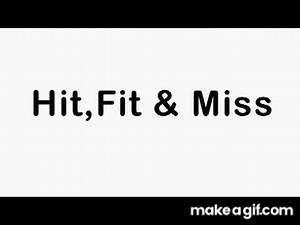 Image Processing - Hit, Fit and Miss on Make a GIF