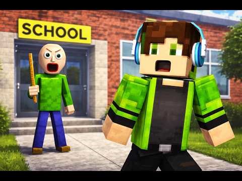 I Escaped Baldi's Scary Minecraft School! 🏫😱