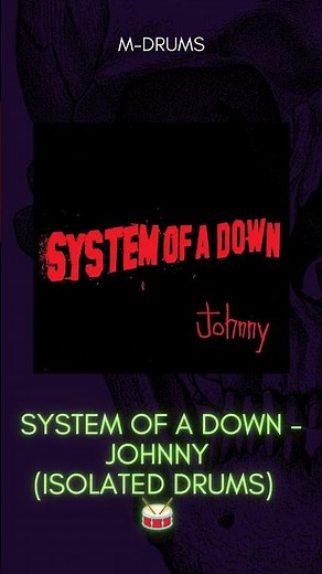 System Of A Down - Johnny (New Drum Stem) 🥁 #Shorts