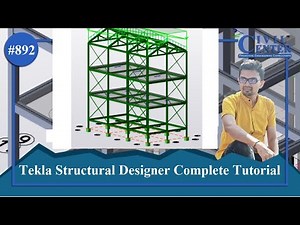 Tekla Structural Designer Tutorial || Complete Building Design