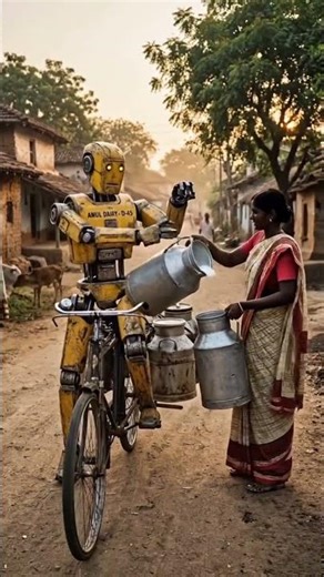 Robot makes Mirchi Bajji? 🌶️🤖 Liquor Shop 2.0! 🥃 #AIIndia #TechTransformation #LiquorShop #ViralAI