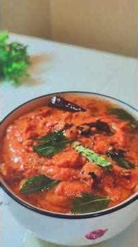 Mind-Blowing Tomato Grind Chutney! 😱🔥 #shorts #shortsfeed #recipe #chutney