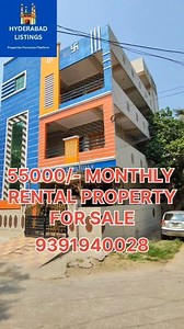 40K views · 370 reactions | 55000/- MONTHLY RENTS PROPERTY FOR SALE...