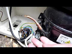 a look at back of hotpoint RFA52 fridge freezer