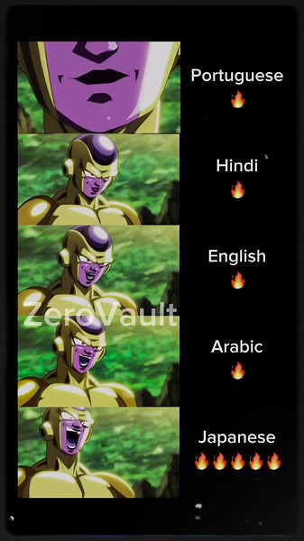 Frieza laugh japanese dub killing it 🔥 #dragonball #100k #anime #2025 #f