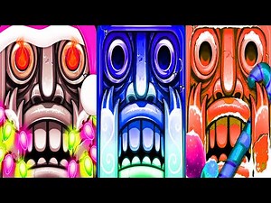 TEMPLE RUN 2 VOLCANO ISLAND VS WINTER TOYLAND VS EARTH DAY