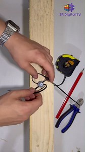 21K views · 29 reactions | In this quick video, I show a simple and effective way to organize two cables neatly. Whether it's for your desk setup or behind your TV, this easy trick helps keep things clean and tangle-free. | SR Digital Tips | Facebook