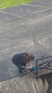 16K views · 156 reactions | PART 2 #business #neighbor who refuses to lock his bike up at his building found we had secured his #bike for him with an extra #lock He was not #happy but we made him solve several riddles to find the #code to our lock. Just had a little #fun with him | Todd Pultz | Facebook