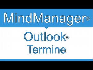 Outlook Termine im MIndManager so geht's!