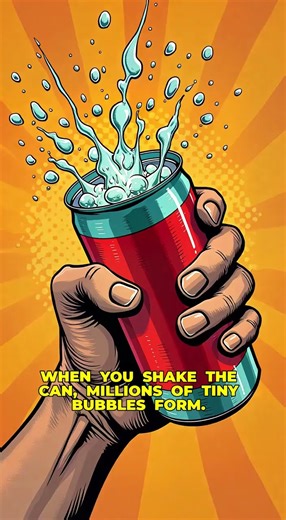 Why Shaking Soda Makes It Explode!