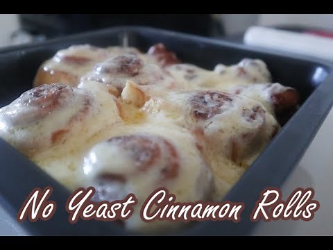 Easy Quick Cinnamon Rolls without YEAST Recipe