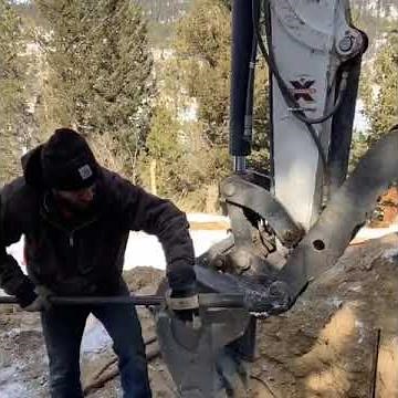 Replacing a buffalo box curb stop water shutoff valve in Nederland, CO