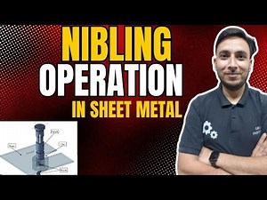 Nibbling operation in sheet metal