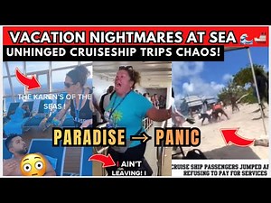 From Paradise to Panic: Cruise Ship Disasters You Won’t Believe😱