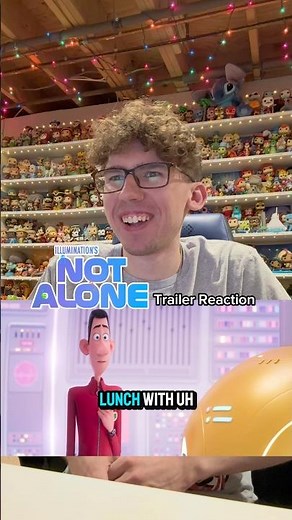 Not Alone Trailer Reaction (Illumination 2027 Movie)🎬🍿 #trailerreaction