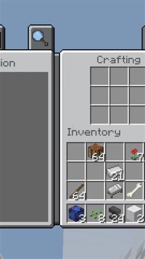 @minecraft crafting ladder clutch in MCPE 😏 #short #viral