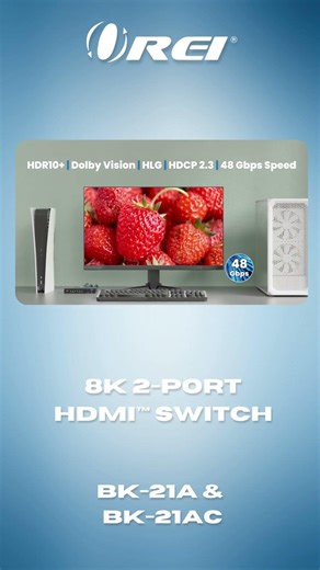 Switch Between Two 8K Devices Instantly! 🔥 HDMI 2.1 Switch #hdmiswitch #avsetup #gamingsetup