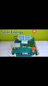 7.6K views · 23 reactions | Solar energy model/uses of solar energy #usesofsolarenergy #solarenergy #solarpower #solarenergysystem #SchoolProjectForExhibition #bestsciencedayproject #facebookviral | Kansal Creation | Facebook