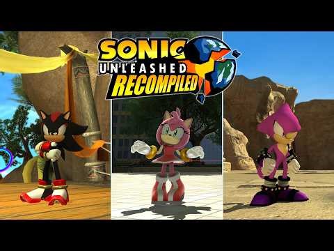 Sonic Unleashed Recompiled: 5 AMAZING Character Mods!