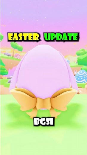 EASTER UPDATE in BGSI is INSANE (BUNNY EGG) #roblox #shorts