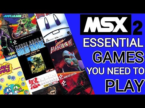 The Best MSX2 Games That You Must Play #retrocomputing #msx #msx2