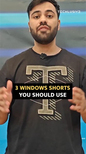 8.4K views · 54 reactions | 3 Windows Shortcuts You Should Use  . . . . #windows #windowstips #TechHacks #KeyboardShortcuts #ProductivityHacks #TechTips #TipsAndTricks #reelitfeelit #viralreels | Techlusive | Facebook