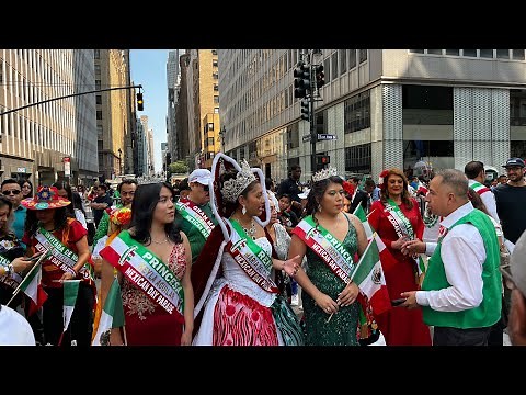 NYC LIVE Mexican Independence Day Parade 2022 (September 18, 2022)