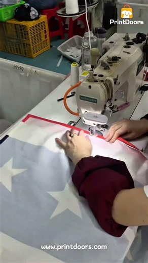 How we fulfill Customized America 250th table runner