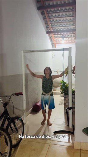 A alegria do primeiro Muscle up do filhão.