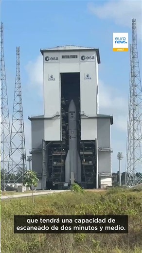 Lanzamiento del cohete de la ESA en Kourou