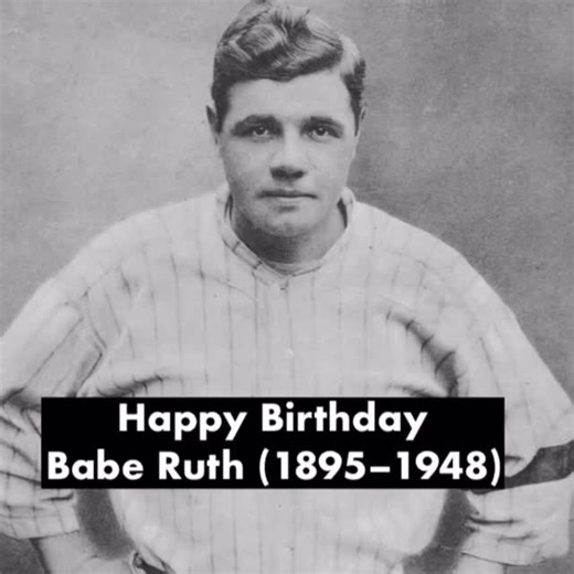 Nicole Kerester on Instagram: "February 6: Happy Birthda Babe Ruth (1895–1948) #BabeRuth #baseball #newyorkyankees #bostonredsox #happybirthday"