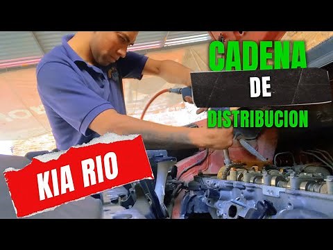 Cadena de distribución kia rio COMO CAMBIARLA PASO A PASO