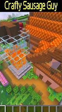 Building a Minecraft Bee Farm #craftysausageguy