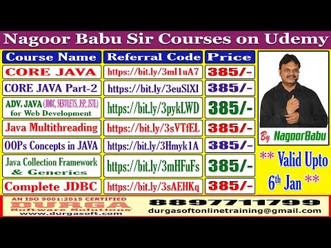 Nagoor Babu Sir Courses on Udemy