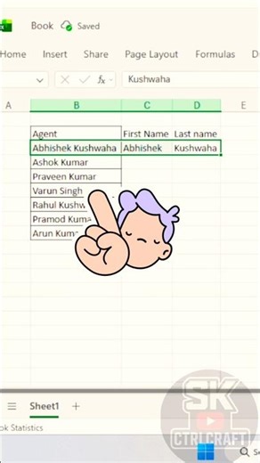 Split Text Instantly in Excel ⚡ (TEXTSPLIT Trick)