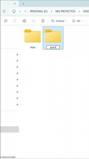 Acceso crear carpeta 📁 #windows #folder #tutorial #tecnologia #trucospc #pcgaming #pc #file #tips
