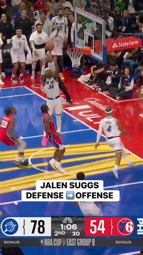 Take a look back at these TOP two highlights from Jalen Suggs in the Magic’s previous Cup game! 👀 The Magic face the Pistons tonight at 7:30pm/et on NBA League Pass! Winner takes East Group B! 🍿 | NBA