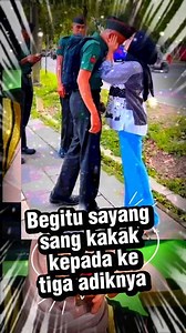 Momen penuh haru ketika sang kakak harus merelakan ketiga adik adiknya yang pergi bertugas!! #artist #artists #musician #holidayevent #band #artexhibition #communityevent #personalstory #reels #trending #beritaviral #inspiratif | Sulthan Zico Abhinara