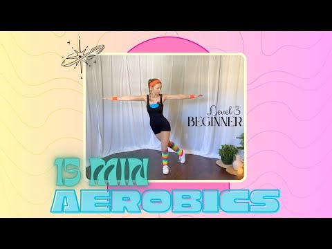 15 MIN 80's AEROBICS | BEGINNER LEVEL 3 | Low Impact, All Standing