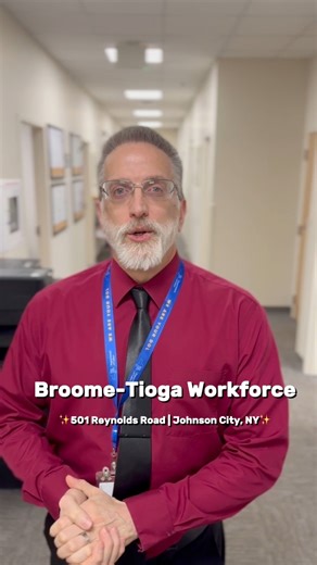 Meet Kevin, one of our all-stars behind the scenes here at Broome-Tioga Workforce! 👋 If you’re interested in leveling up your career, or you’re looking for great local people to hire, come on down to our offices at Oakdale Commons and let us help you take the next step. We’re connecting job seekers with employers all across the Southern Tier every day. From job hunting to career changes to exploring new options, we’re here to help. 💼✨ | Broome-Tioga Workforce