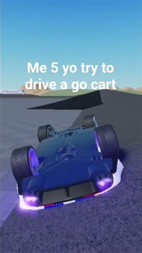 me 5 yo try to drive a go cart