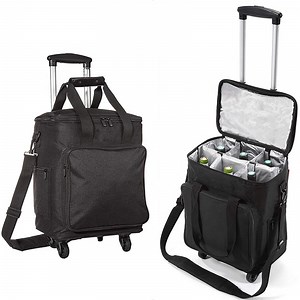 [Hot Item] Removable Rolling Insulation Picnic Trolley Fresh-Keeping Cooler Bag with Wheels