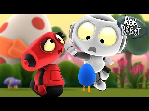 The Great Eggscape! | Rob The Robot | Preschool Learning
