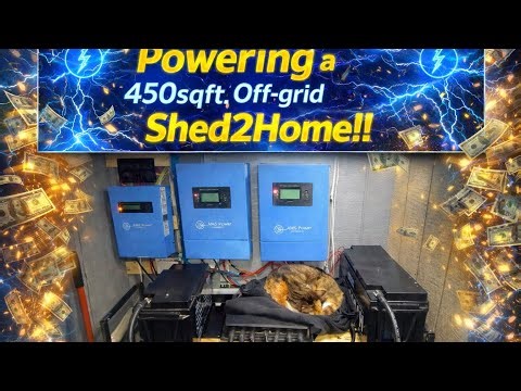 My off-grid setup! Overview of the solar system setup and cost.