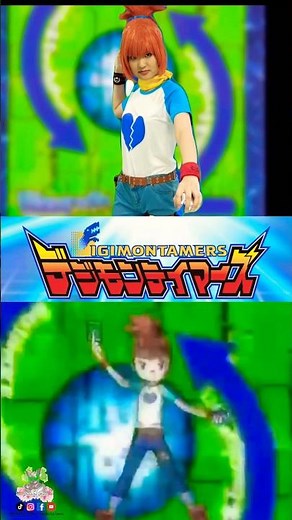 Digimon tamers Card slash #digimon #digimontamers #anime #cosplay #デジモン #cosplay #Sakuyamon