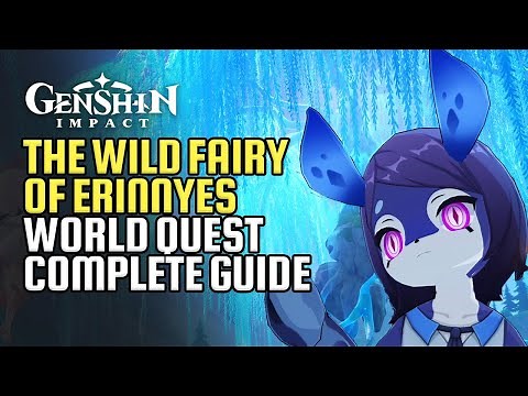The Wild Fairy Of Erinnyes World Quest Guide | Find 3 Keys For Pahsiv Locations | Genshin Impact 4.2