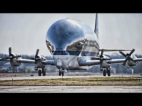 NASA Super Guppy Lands and Loads (MAR 2020)
